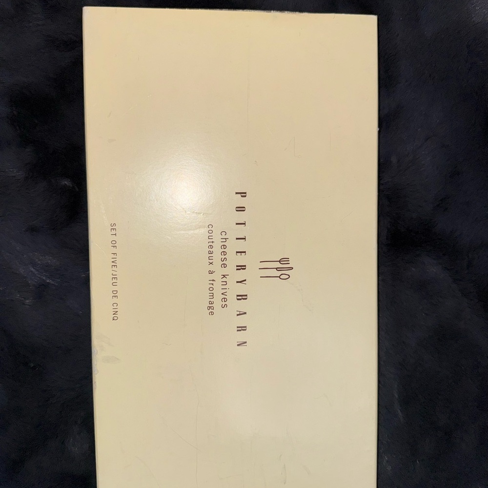 Pottery Barn Cheese Knives Set